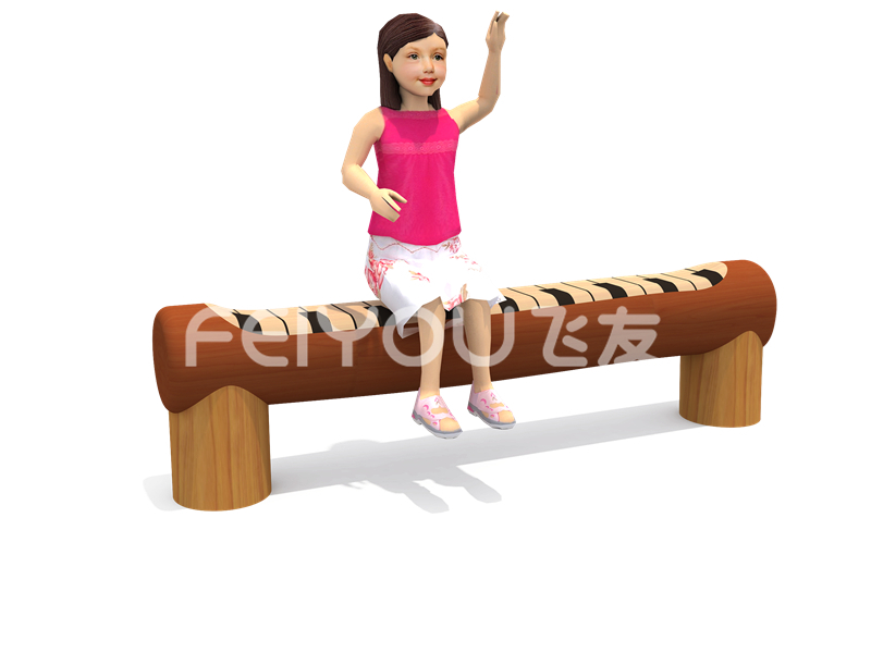 FY286-09鋼琴長凳-戶外大型木質游樂設備